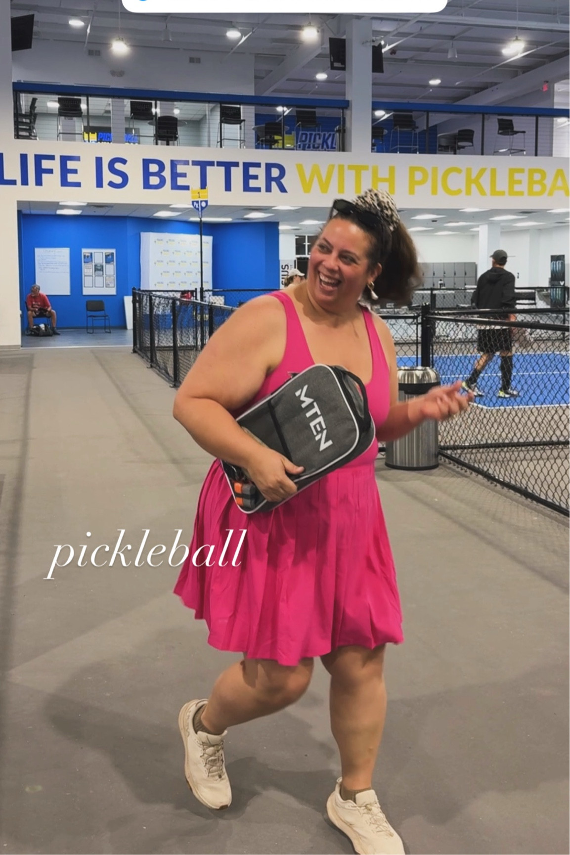 Sporty spice! This active dress passed the test at pickleball. Plus size athletic dress with shorts 

#LTKPlusSize