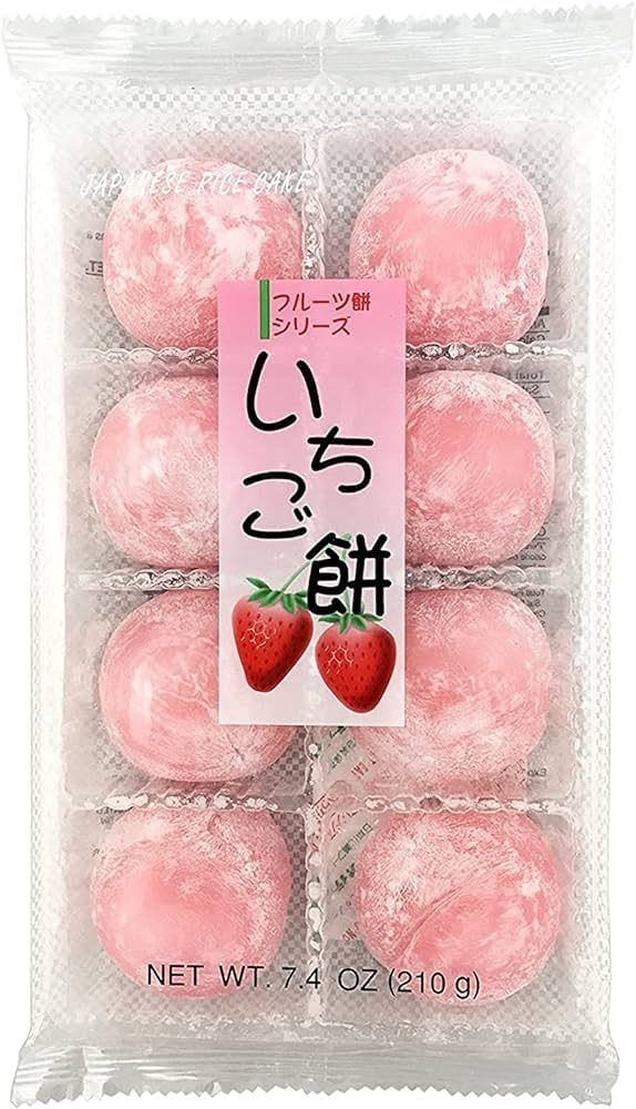 Fruits Mochi Daifuku Ichigo 7.4oz/210g | Amazon (US)