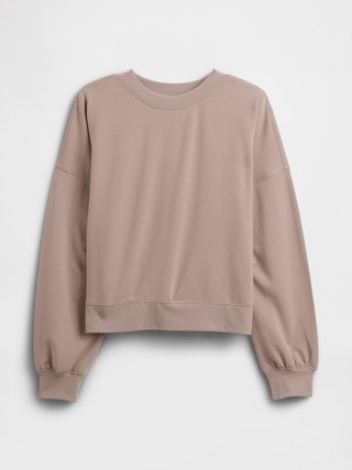 CloudLight Balloon Sleeve Crewneck Sweatshirt | Gap Factory