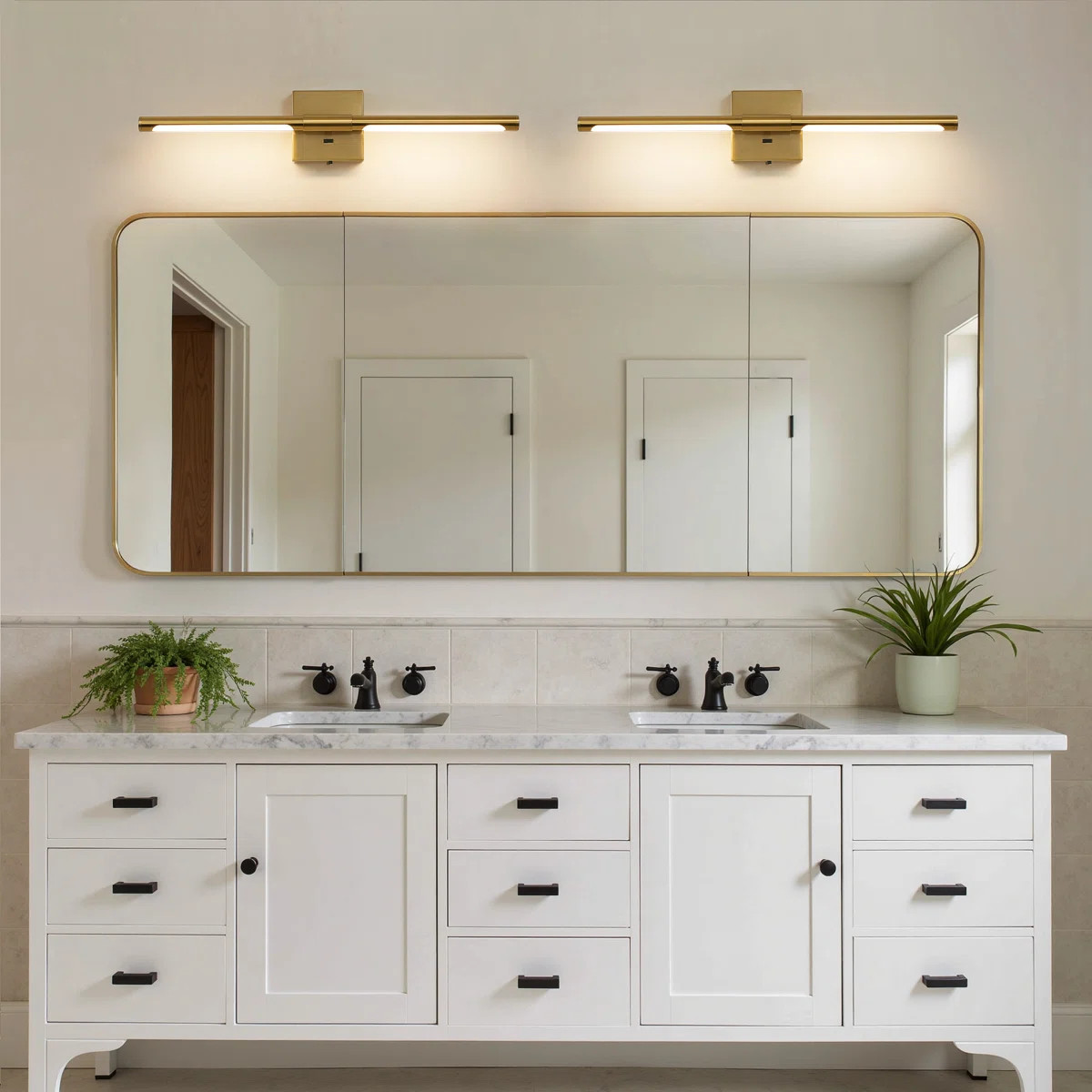 Fiza Vanity Light Fixture LED (Horizontal and Vertical) | Wayfair North America