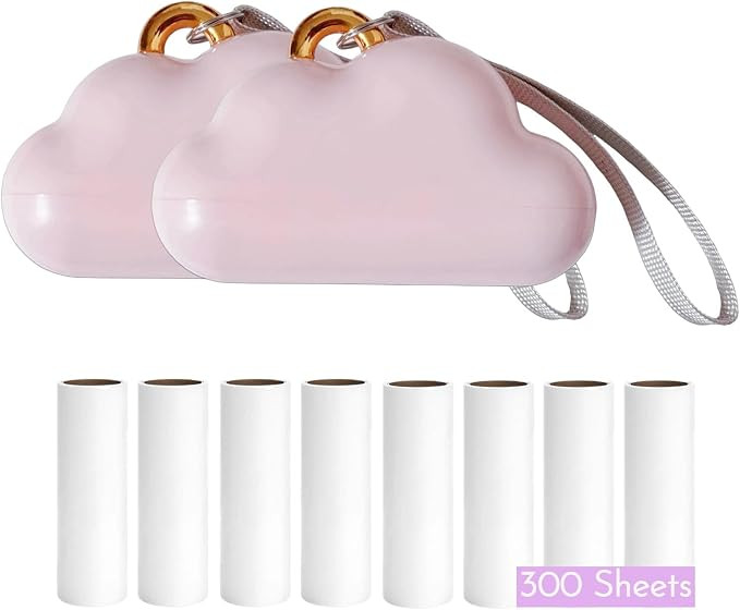 Portable Lint Roller 150 Sheets Travel Size, Mini Lint Roller for Clothes and Reusable Pet Hair R... | Amazon (US)