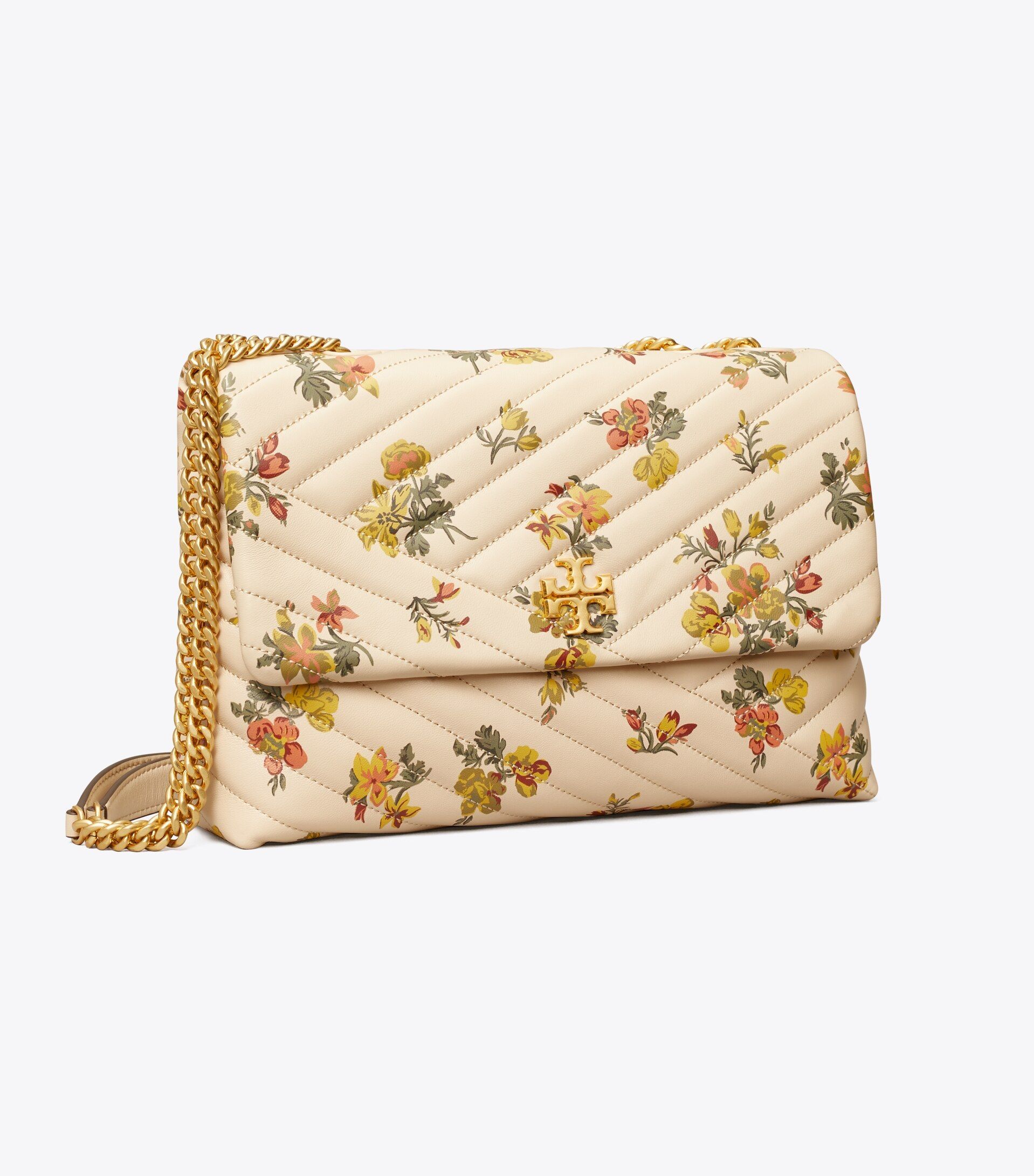 Kira Chevron Printed Convertible Shoulder Bag | Tory Burch (US)