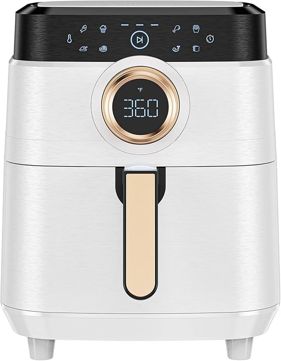 Air Fryer, ALLCOOL Airfryer Oven 8QT Large Air Fryer 1700W 8-in-1 with Touch Screen Air Fryers Di... | Amazon (US)