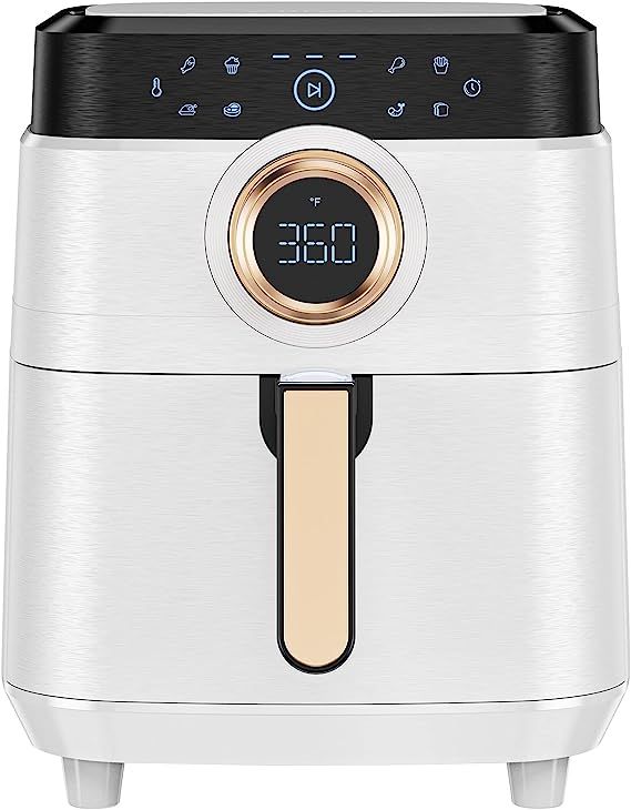 Air Fryer, ALLCOOL Airfryer Oven 8QT Large Air Fryer 1700W 8-in-1 with Touch Screen Air Fryers Di... | Amazon (US)