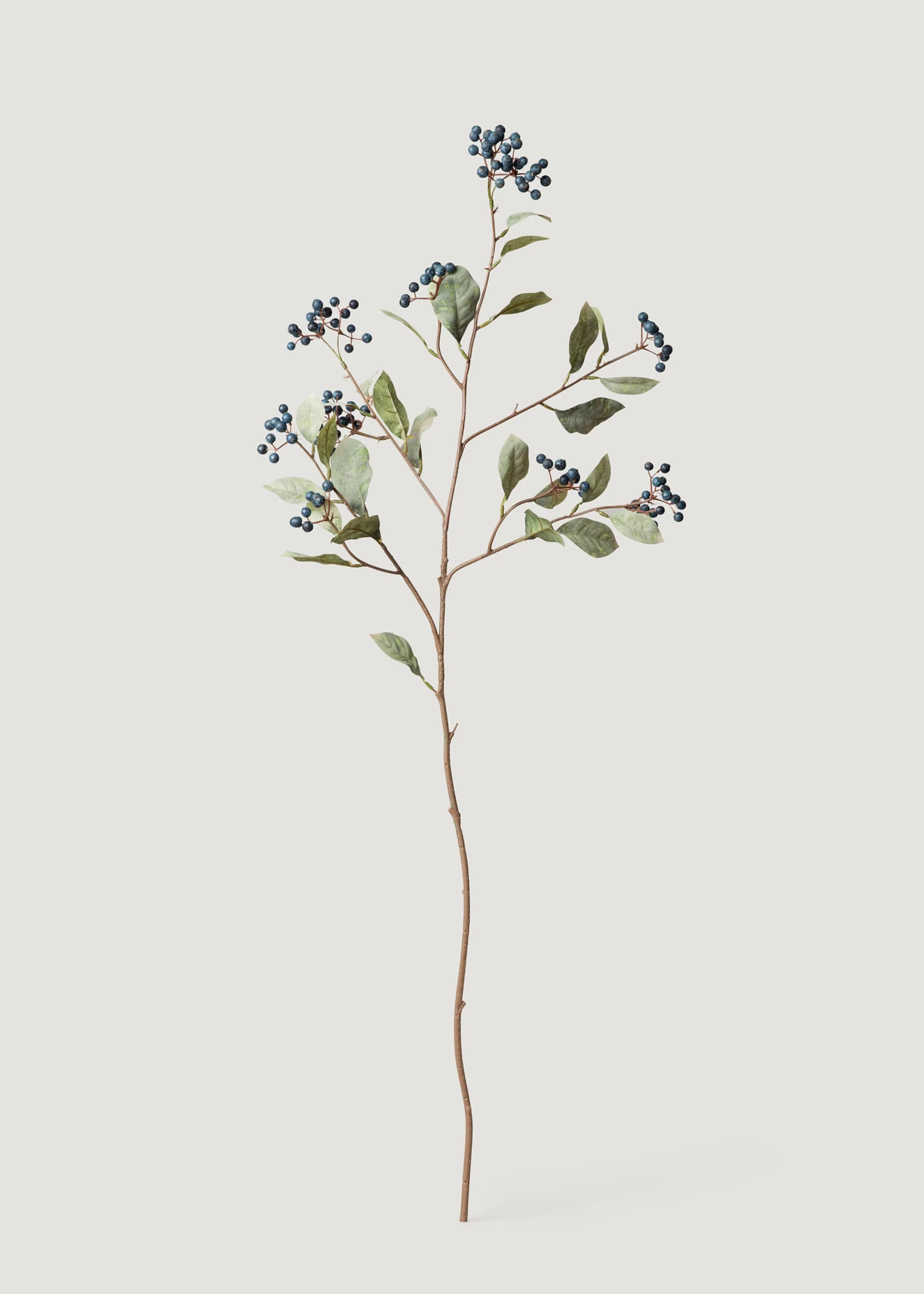 Faux Berry Branch in Blue | Artificial Berries at Afloral | Afloral