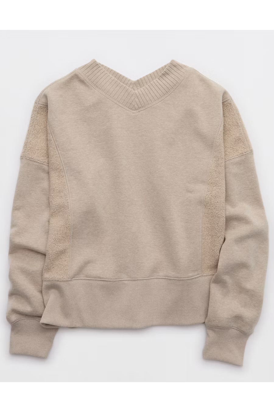 Aerie AprÃ¨s-Chill Sweatshirt Women's Stone Harbor XXS | American Eagle Outfitters (US & CA)