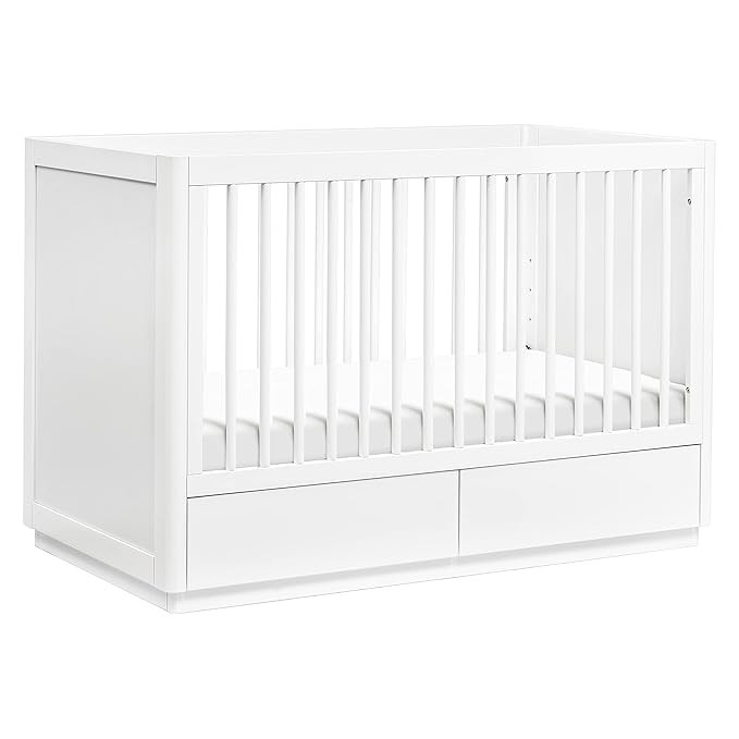 Babyletto Bento 3-in-1 Convertible Storage Crib with Toddler Bed Conversion Kit in White, Undercr... | Amazon (US)