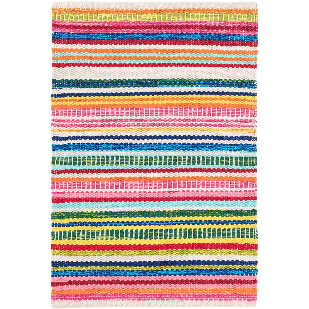 Bright Stripe Indoor/Outdoor Rug | Dash &amp; Albert | Annie Selke