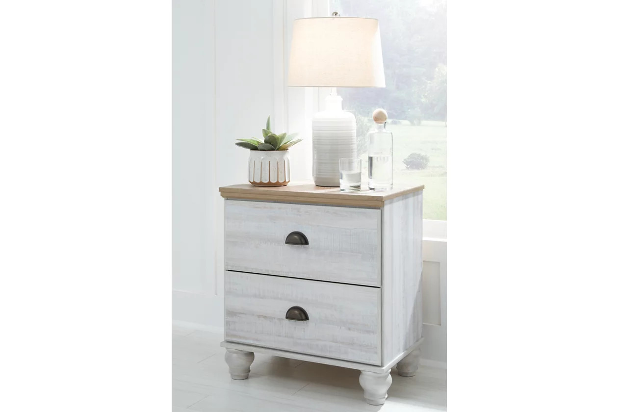 Haven Bay 2 Drawer Nightstand | Ashley Homestore