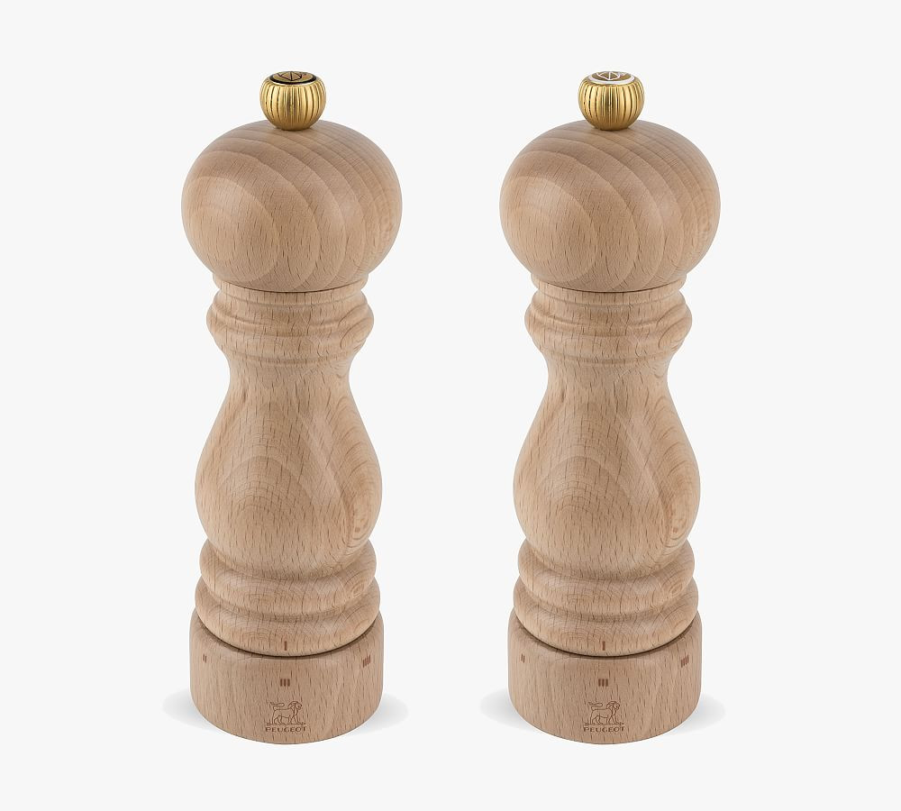 Peugeot Paris u'Select Zirlion Salt &amp; Pepper Mills - Natural Beechwood | Pottery Barn (US)