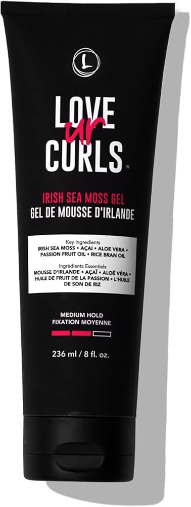 Love Ur Curls Irish Sea Moss Hair Gel, Medium Hold Hair Styling Curling Gel for Defined Curly Hai... | Amazon (US)