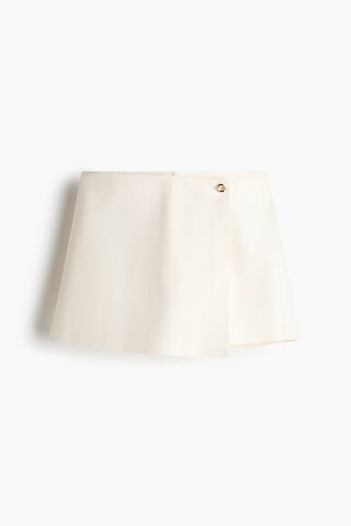H & M - Wrap Skort - Cream | H&M (US + CA)