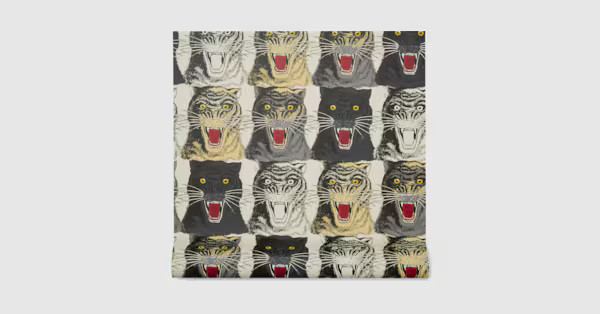 Gucci Tiger Face print wallpaper | Gucci (US)