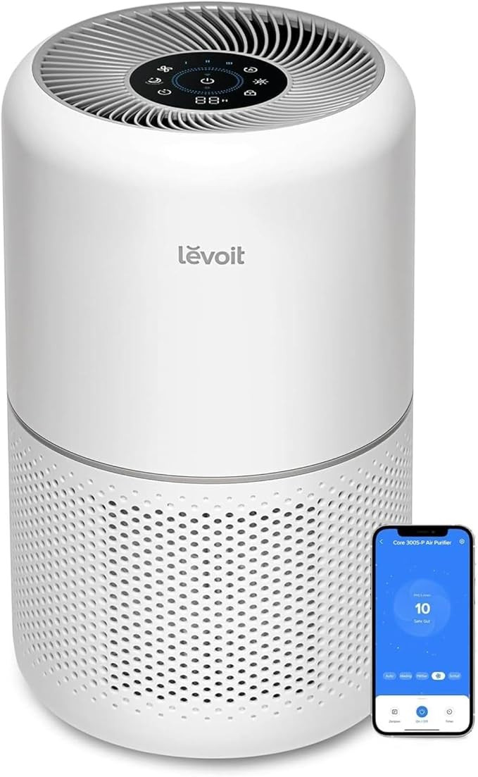 LEVOIT Air Purifiers for Home Bedroom, HEPA Sleep Mode, AHAM VERIFIDE, Smart WiFi for Home Large ... | Amazon (US)