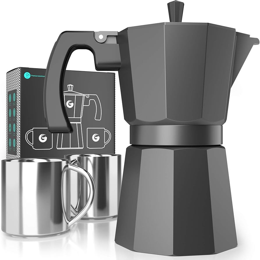 Coffee Gator Moka Pot - 6 Cup, 12oz Stovetop Espresso Maker - Classic Italian and Cuban Coffee Pe... | Amazon (US)