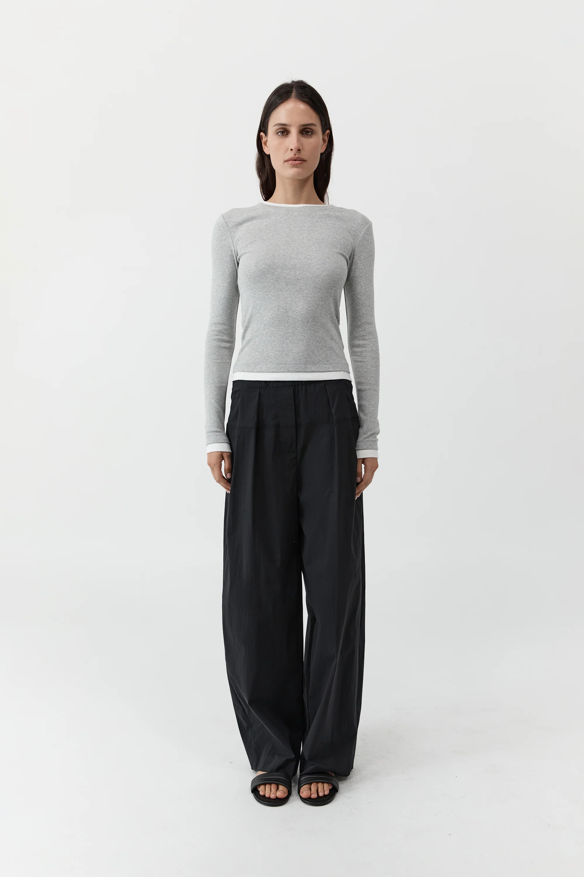 Relaxed Pleat Pants - Black | St. Agni (US, UK, EU)