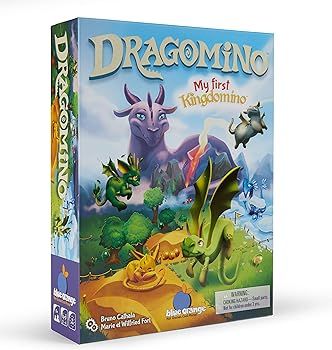 BLUE ORANGE GAMES Dragomino, My First Kingdomino- Kid Strategy Game for 2 to 4 Players- Ages 5 an... | Amazon (US)