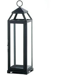 Koehler Large Lean & Sleek Candle Lantern, Black | Amazon (US)