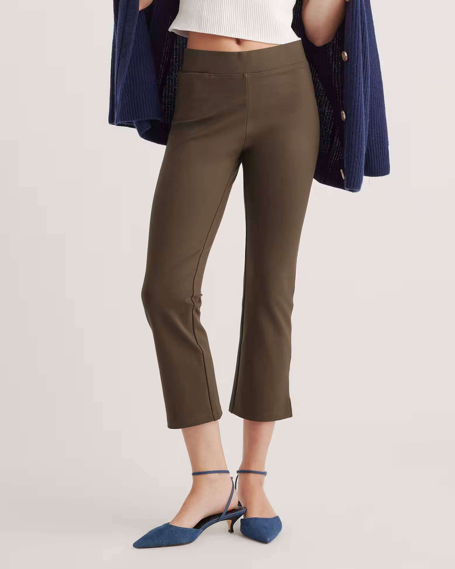 Ultra-Stretch Ponte Kick Flare Pants | Quince