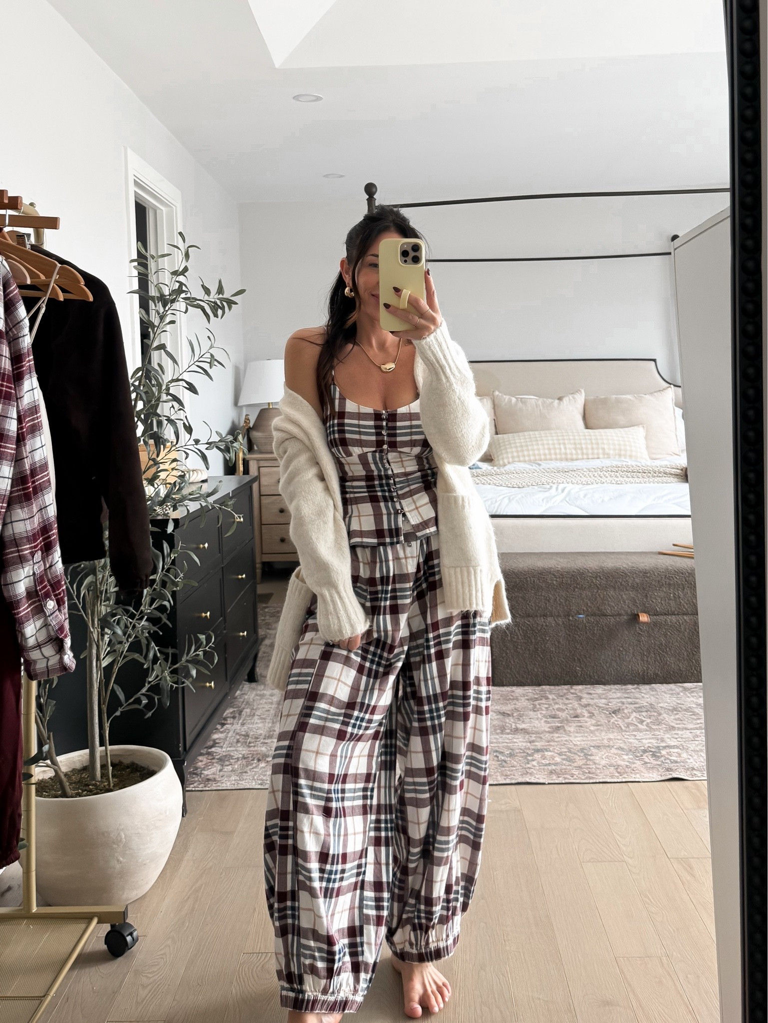 The cutest plaid set