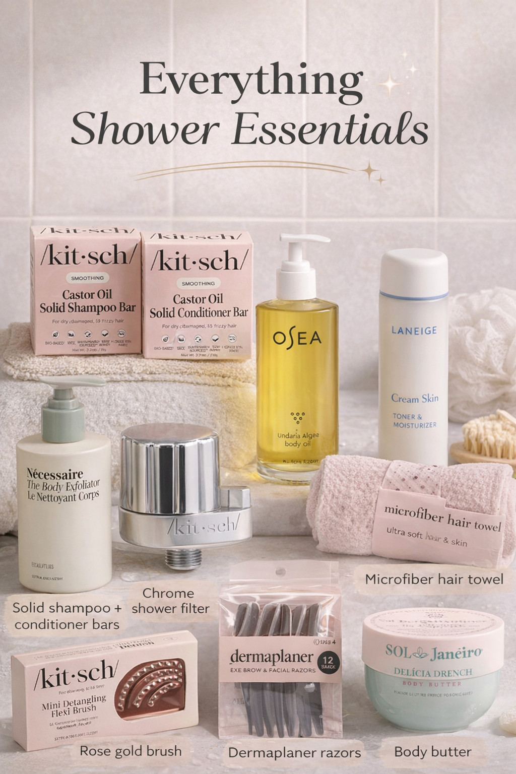 Everything shower essentials I keep reaching for lately 🫧✨ These are the products that make shower day feel a little more elevated, from haircare and body care to the little extras that make everything feel softer, smoother, and more put together after. Such a good mix for an easy at-home reset.

#LTKBeauty #EverythingShower #ShowerEssentials #SelfCareFavorites #BodyCare #HairCareFavorites #BathroomFavorites #LTKStyle #BeautyFinds #RoutineFavorites 

 #LTKgrwm #LTKmorningroutine #LTKselfcare