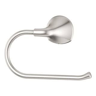 Ladera Towel Ring in Spot Defense Brushed Nickel | The Home Depot