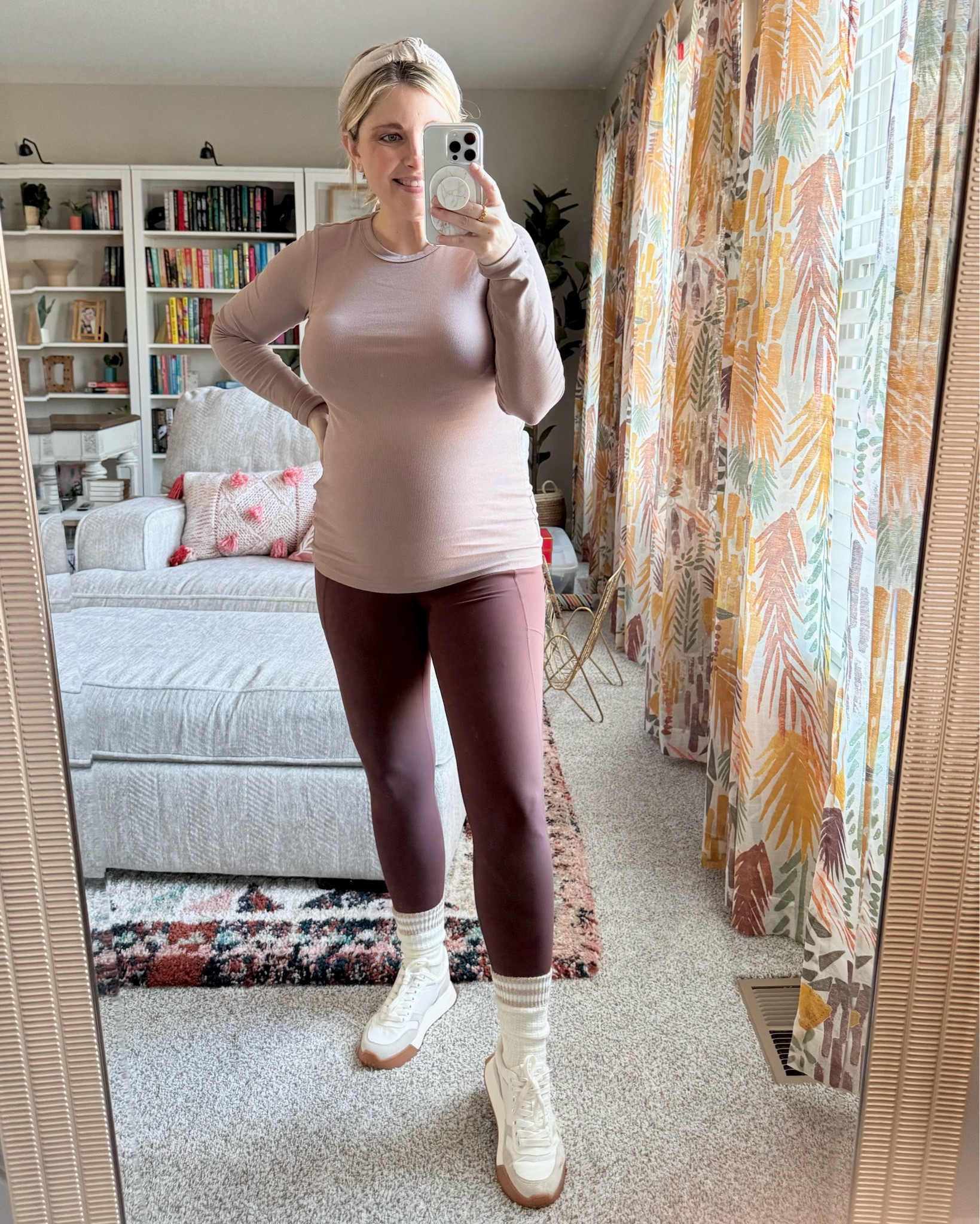 Love these ribbed maternity tees - I just ordered a few more! Fit is TTS for me pre-pregnancy. Wearing a size small.


#LTKOver40 #LTKBump