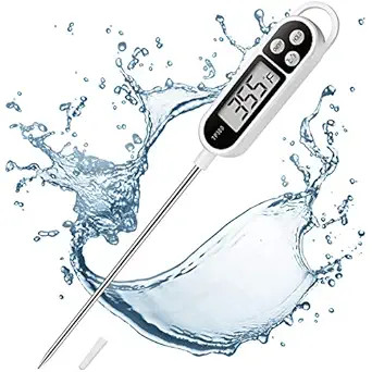 Digital Instant Read Meat Thermometer Kitchen Cooking Food Candy Thermometer for Oil Deep Fry BBQ... | Amazon (US)