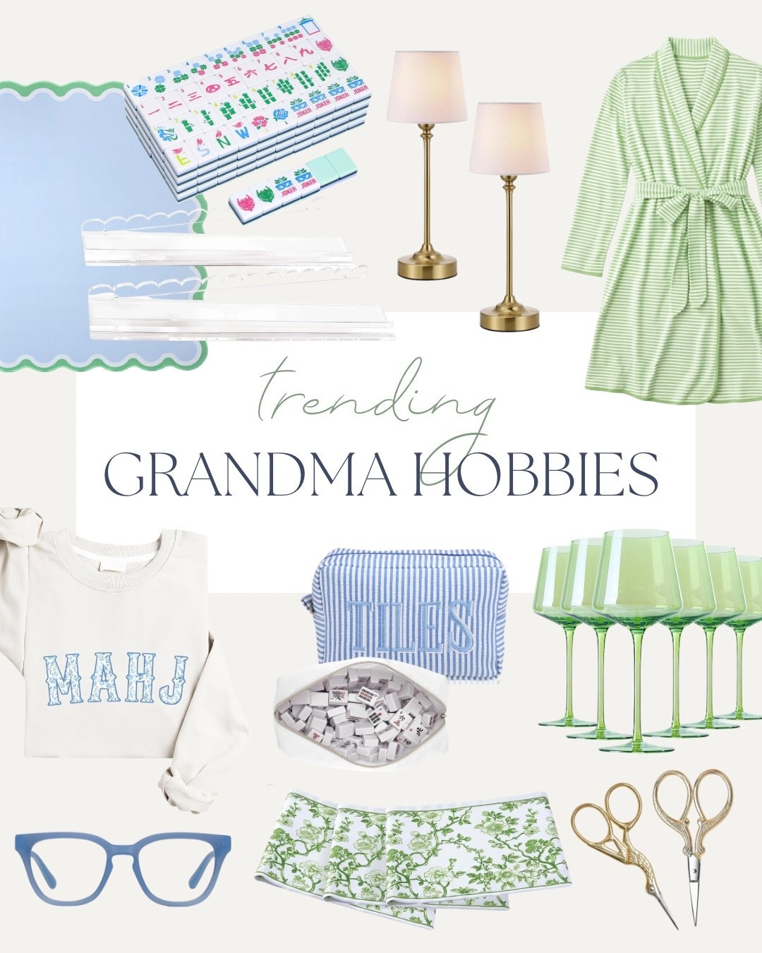 Grandma hobbies are trending! Check out these fun finds on Amazon 🎉

Amazon mahjong, girls night, mahjong Amazon, mahjong tiles, mahjong night, mahjong accessories, Grandmillennial, preppy

#LTKHome