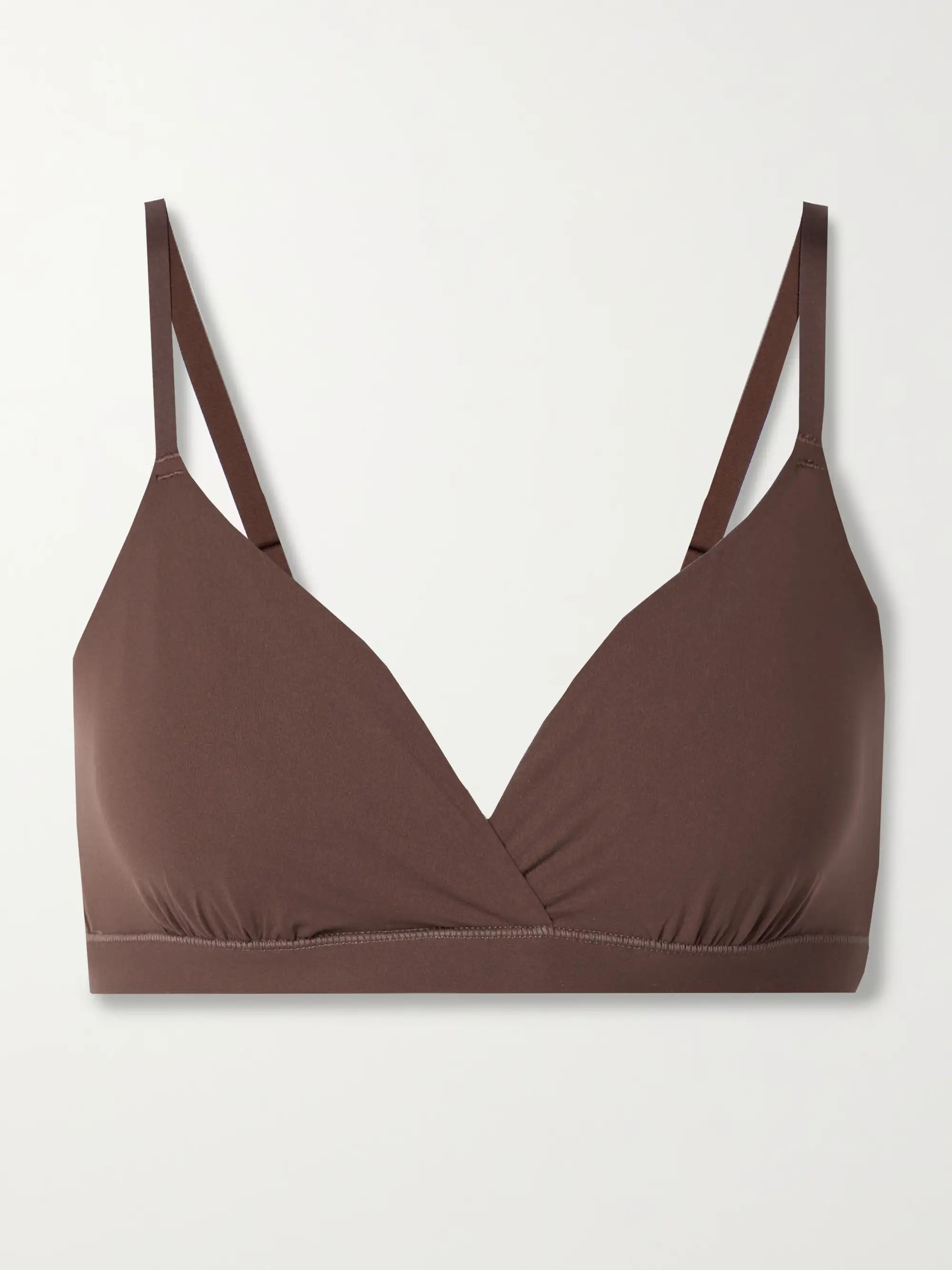 Fits Everybody Crossover bralette - Cocoa | NET-A-PORTER APAC