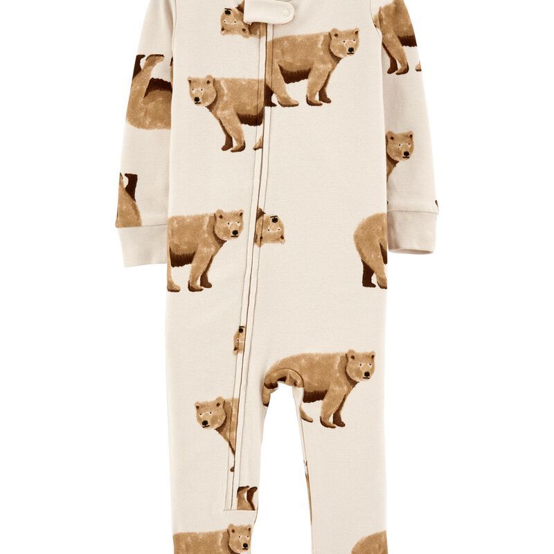 1-Piece Bear 100% Snug Fit Cotton Footless PJs | Carter's
