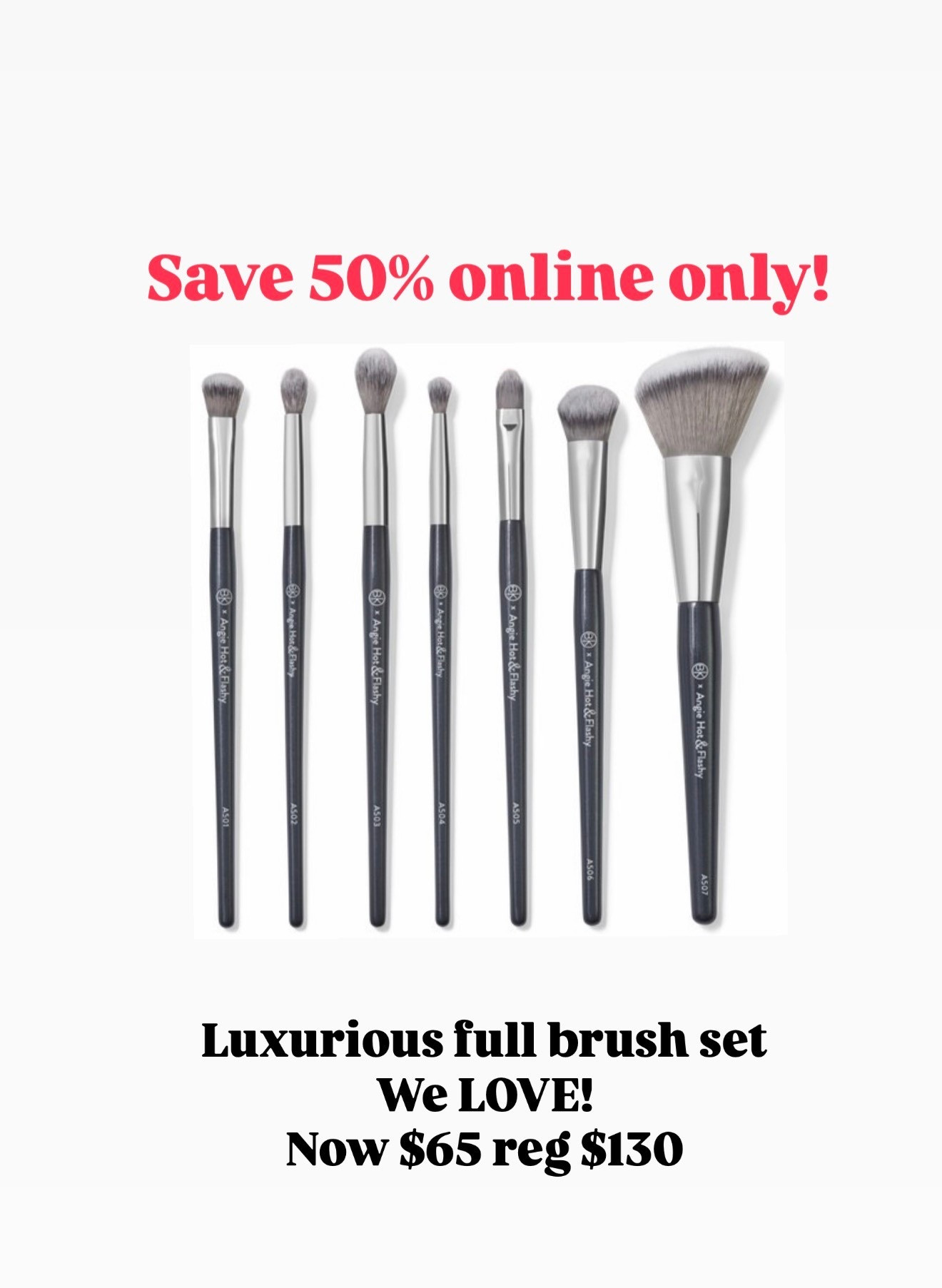 This makeup brush set is amazing and on sale! 

#LTKOver40 #LTKBeauty