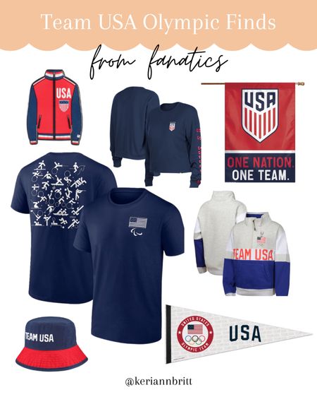 Team USA Olympic Games Apparel & Accessories for Baby, Toddler, Kids, Men, Women and Home

Olympics / team USA / Olympics party / team USA gear / team USA apparel / Paris Olympics / 2024 summer Olympics / Paralympics / Paralympic team USA /Olympic team / fanatics / America / USA soccer  / USA athletics / athletes / sports / activewear / Olympic rings / go for gold / trading pins / USA tee / USA hat / fan gear / sports fan / gifts for sports fans

#LTKSeasonal #LTKActive #LTKFamily