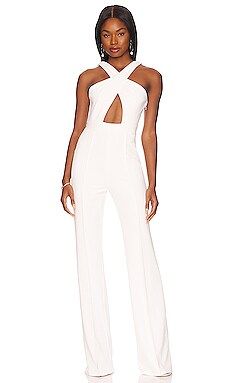 Katie May Diana Jumpsuit in Ivory from Revolve.com | Revolve Clothing (Global)