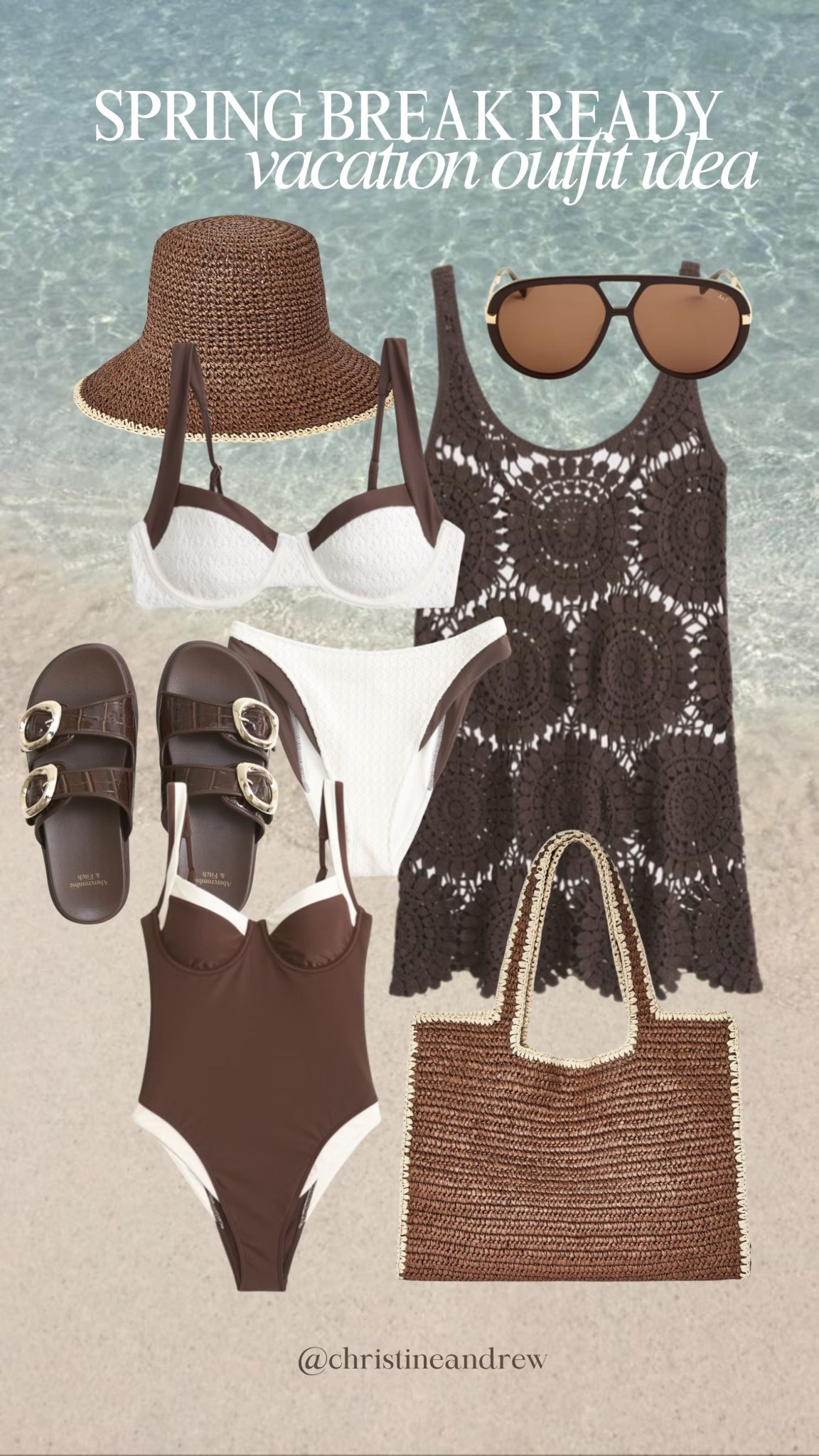 Spring break ready 〰️ vacation outfit idea from @abercrombie @target @targetfashion

This brown bucket hat is so cute & under $30!  

One piece swimsuit, crochet swimsuits, mom swimsuit, swimsuit coverup, beach vacation outfit, Target beach bag

#LTKSeasonal #LTKootd #LTKOver40