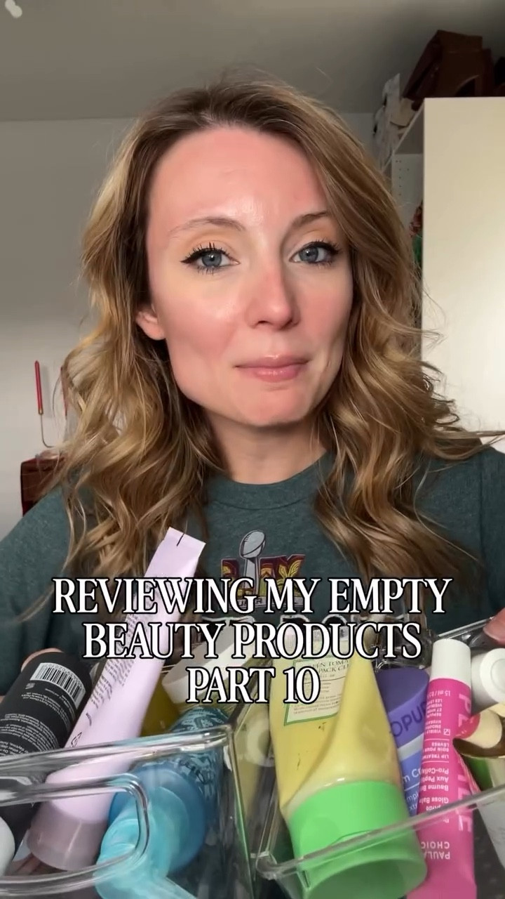 More empty beauty products! Love this exfoliator from @paulaschoice - but it’s a cult classic, so no surprise there!