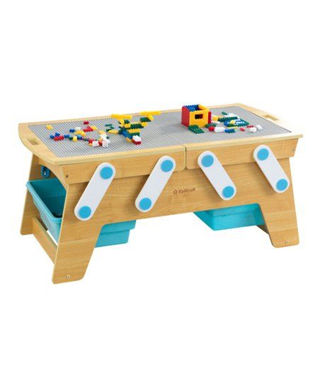 KidKraft Building Bricks Play N Store Table | Zulily