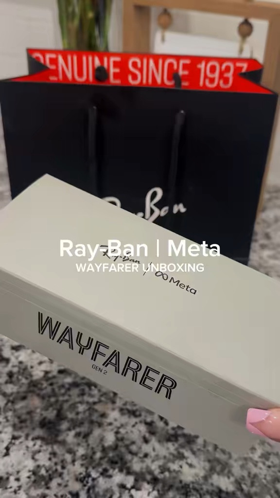 Unbox the Ray Ban Gen2 Meta Wayfarer Glasses. 

#LTKValentine #LTKActive #LTKBump