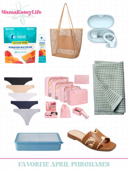 Packing cubes, women’s underwear, women’s mesh thongs, workout underwear, breathable underwear, brown leather sandals, hand towels, bathroom towel, beach bag, wireless headphones, over the ear headphones, liquid IV hydration powder, snack box


#LTKFindsUnder50 #LTKGiftGuide #LTKSeasonal