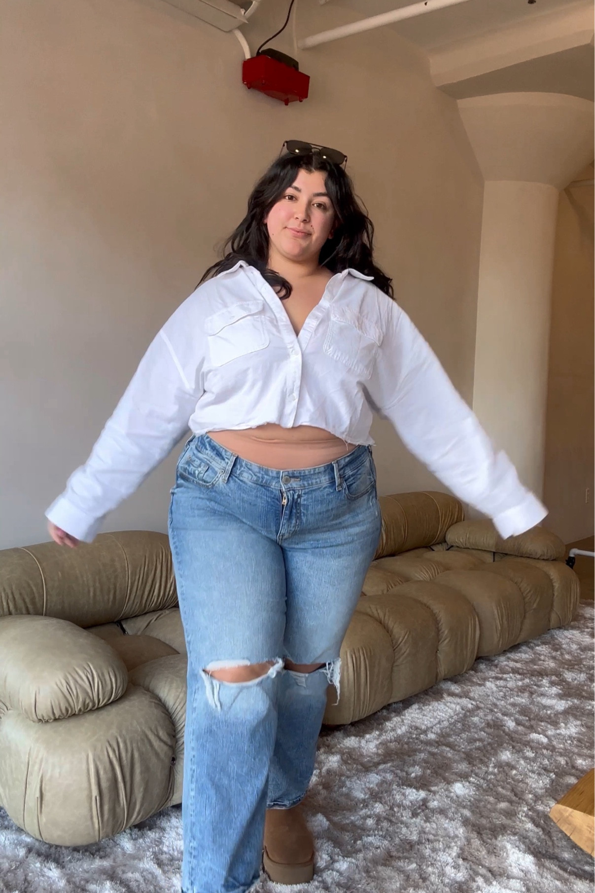 Classic White Button Down 
Plus Size Denim
Torrid Jeans
Distressed denim size 18/20
Shapermint Shaping Shorts

#LTKstyletip #LTKplussize #LTKMostLoved