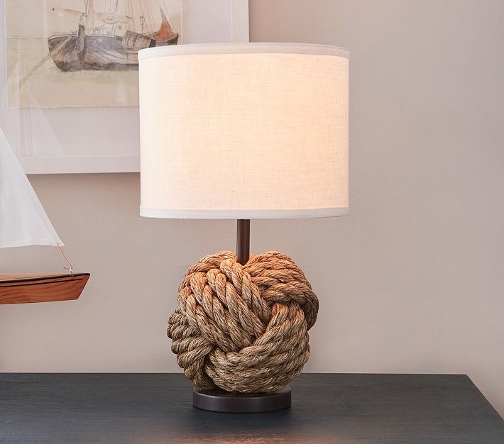 Rope Knot Table Lamp | Pottery Barn Kids