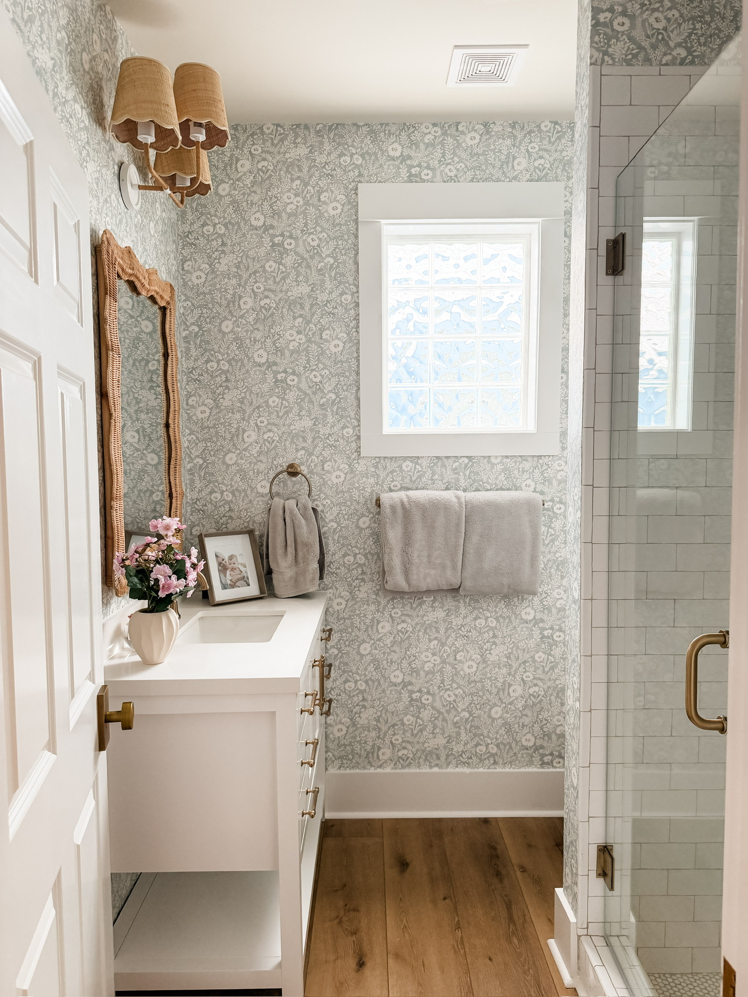 I have loved adding wallpaper to our spaces in the beach house! This is one of our guest bathrooms! This wallpaper is from @wayfair ! #ad #wayfair #wayfairpartner

Loverly Grey, Wayfair, wallpaper, beach house, bathroom inspo 

 #LTKHome