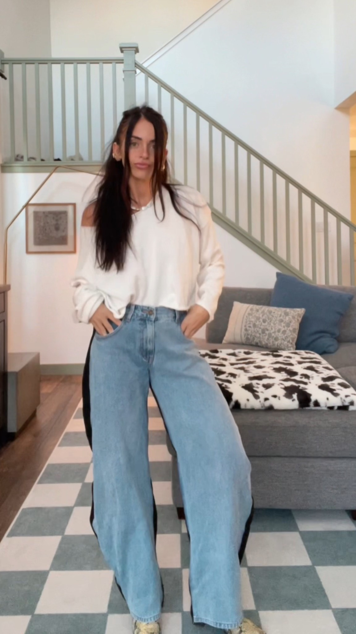 These jeans are my very favorite!!! I’m wearing size XS (2) and they fit perfect