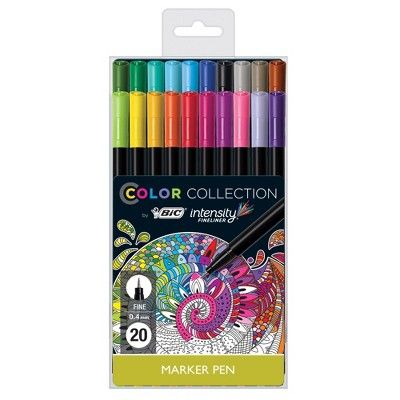 20ct Marker Pens Color Collection - BIC | Target