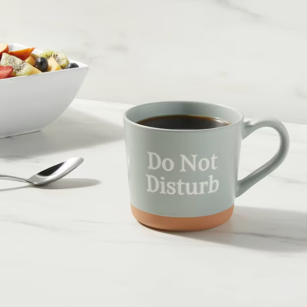 15oz Stoneware Do Not Disturb Mug - Threshold™ | Target