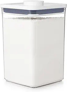 OXO Good Grips POP Container - Airtight Food Storage - Big Square Medium 4.4 Qt Ideal for 5lbs of... | Amazon (US)