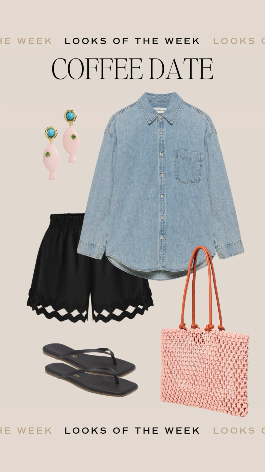 How I would style my newest purchases for a summer coffee date with a friend or loved one.

#LTKsummer
