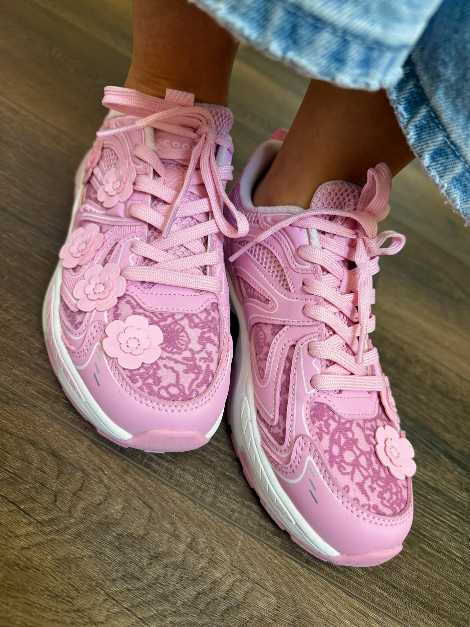 Pink sneakers from Walmart 

#LTKFestival #LTKKids #LTKootd
