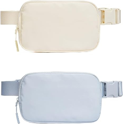 Telena Beige Belt Bag & Blue Belt Bag | Amazon (US)