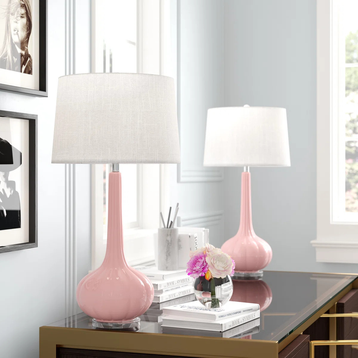 Musselman Glass Table Lamp (Set of 2) | Wayfair North America